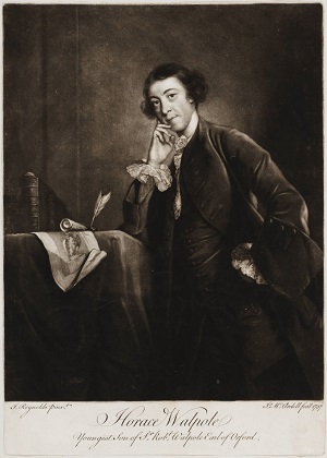 &quot;Horace Walpole Youngest son of Sir Robert Walpole, Earl of Orford&quot; in 49 3582
