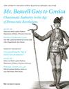 poster for lecture &quot;Mr Boswell Goes to Corsica&quot; with details in text and image 