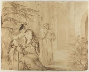 Diana Beauclerk (1724-1808), The Mysterious Mother, Act 3d, Scene 3, 1776. The Lewis Walpole Library, Yale University
